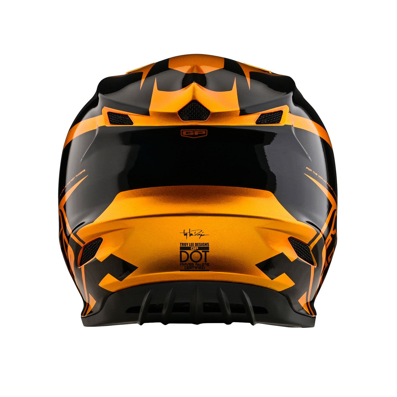 Troy Lee Designs 2024 Youth GP Helmet Check Up Gold/Black