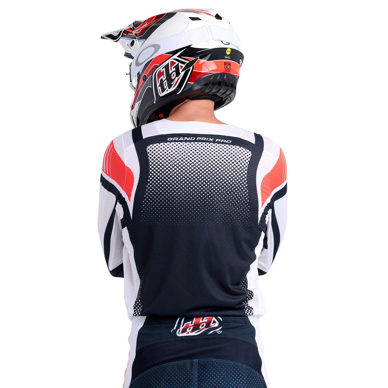 Troy Lee Designs 2024 GP Pro Air Jersey Bands White/Indigo