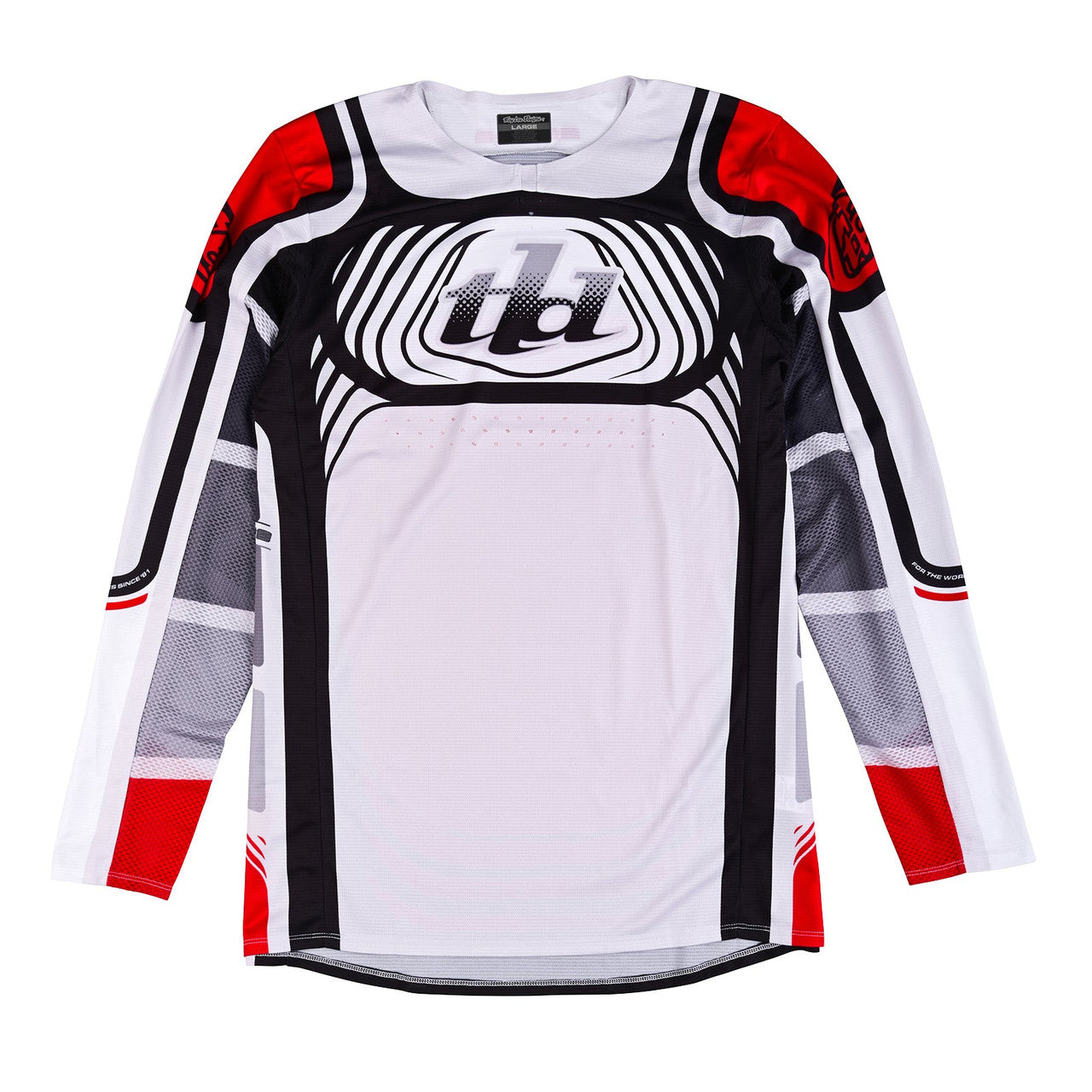 Troy Lee Designs 2024 SE Pro Jersey Wavez Off-White/Red