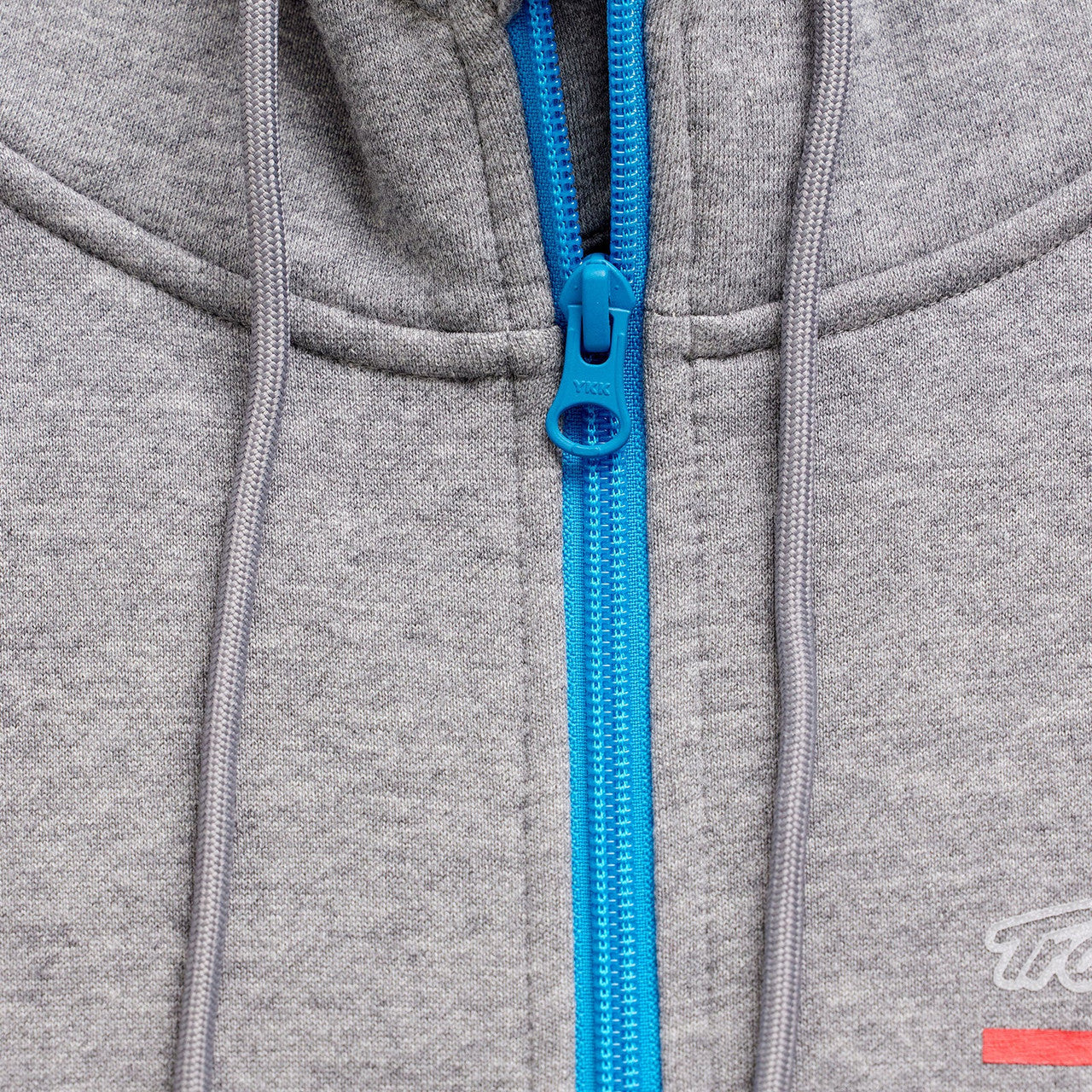 Troy Lee Designs TLD GasGas Team Core Zip Up Hoodie Heather Gray