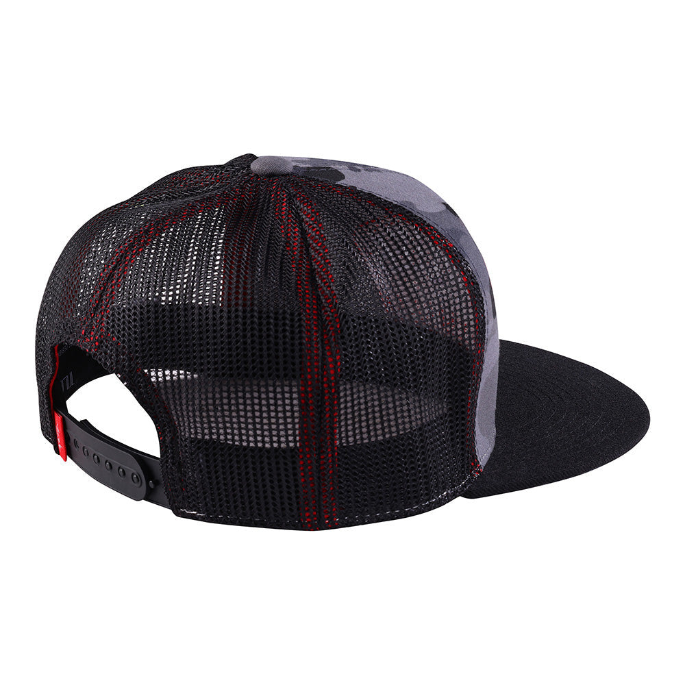 Troy Lee Designs Trucker Snapback Bolt Patch Black Camo