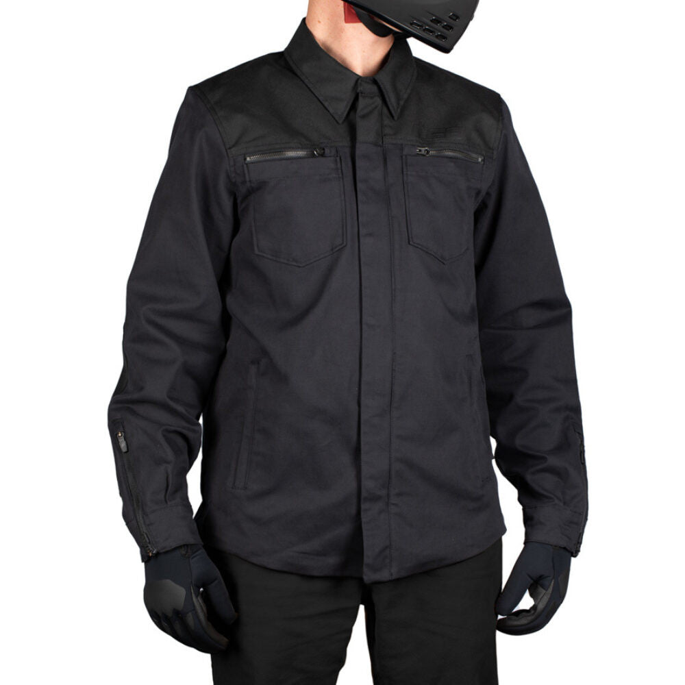 Icon Upstate Canvas CE Jacket Black