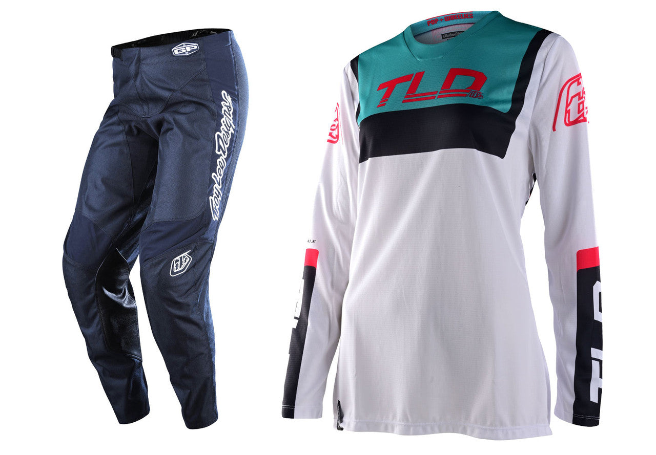Troy Lee Designs 2023 Womens GP Jersey and Pant Combo Brazen White