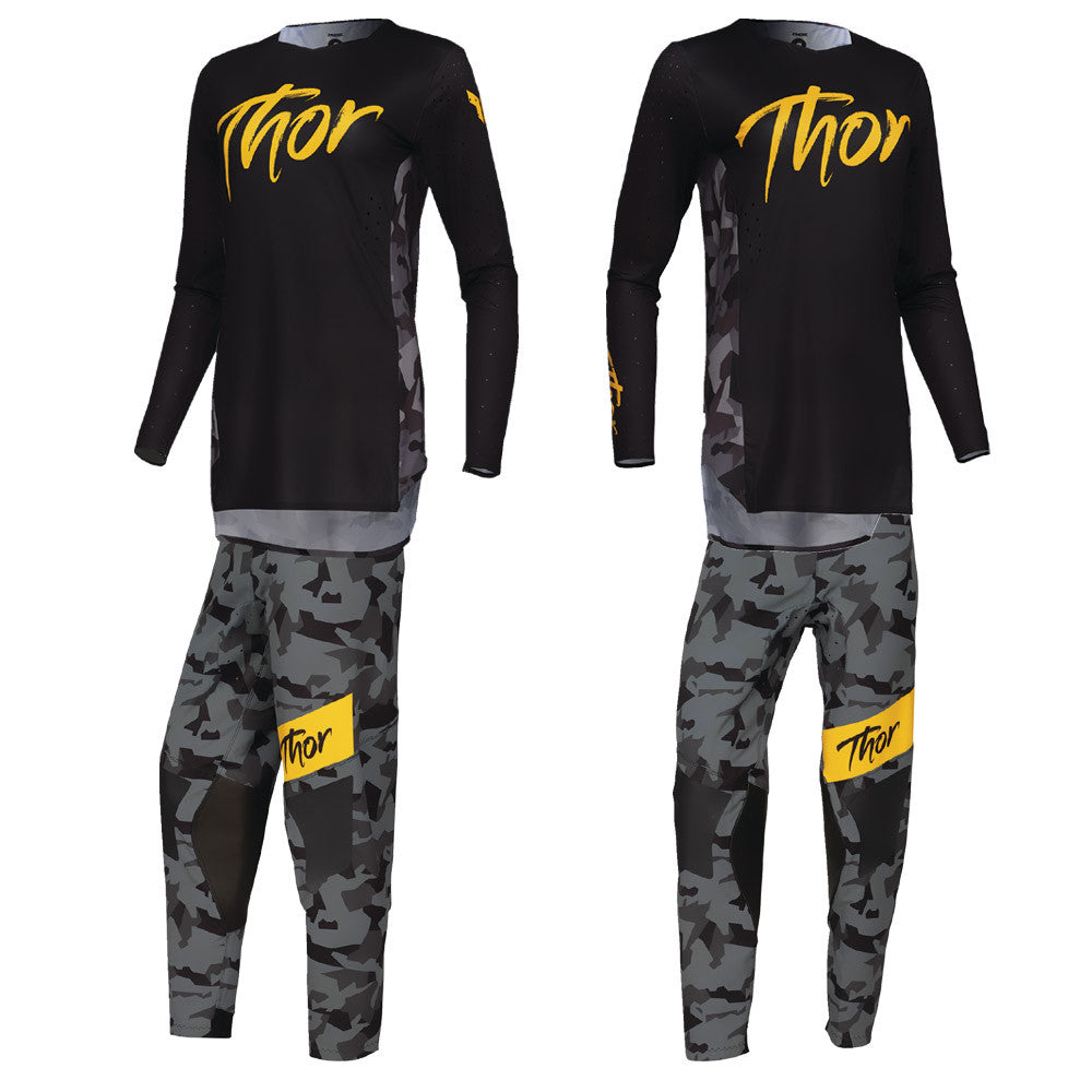 Thor 2025 Womens SPORTMODE Shadow Jersey Pant Combo Black