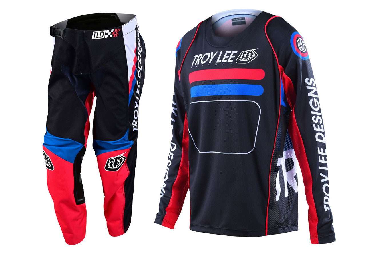 Troy Lee Designs 2022 Youth GP Jersey and Pant Combo Drop In Charcoal