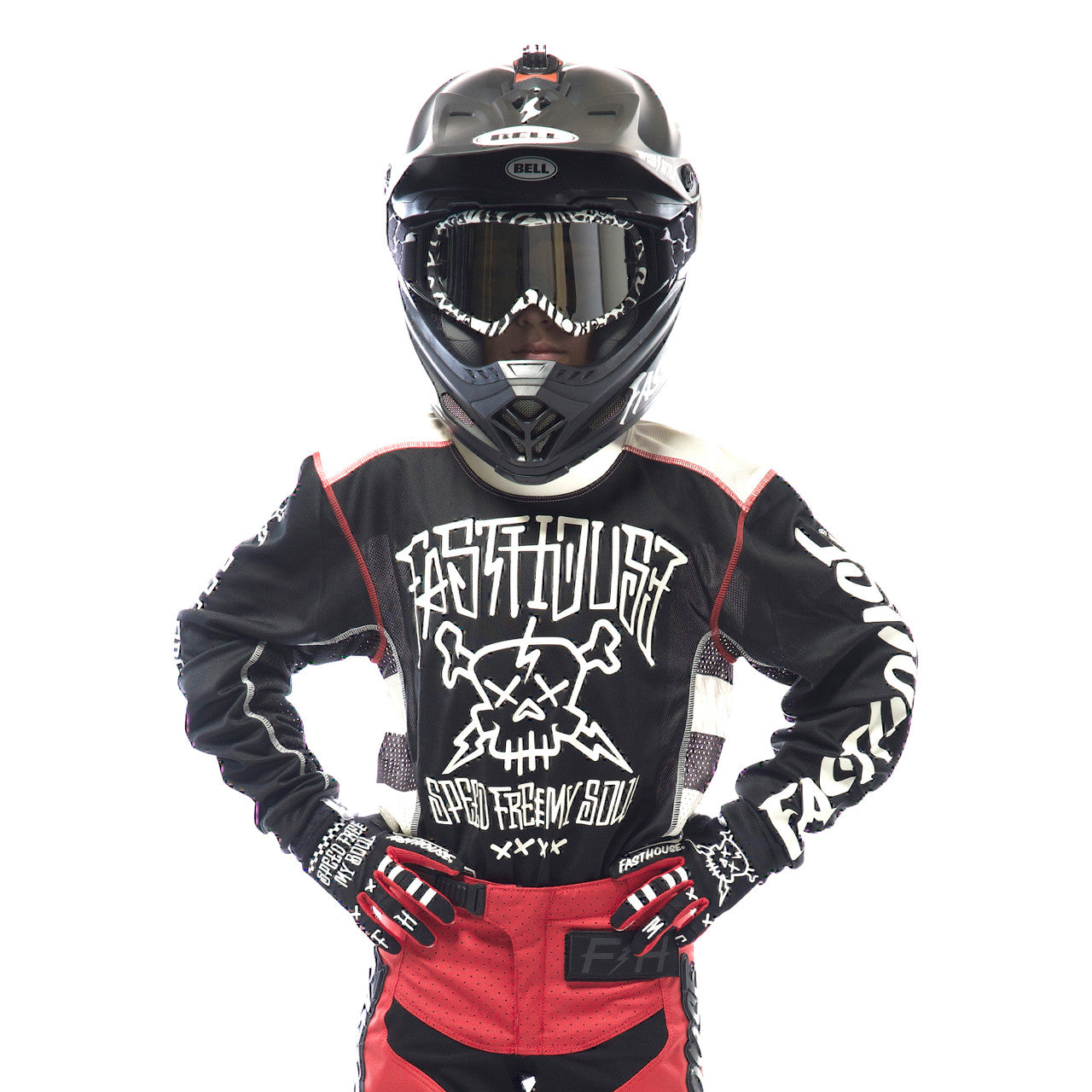 Fasthouse Youth Grindhouse Akuma Jersey - Black