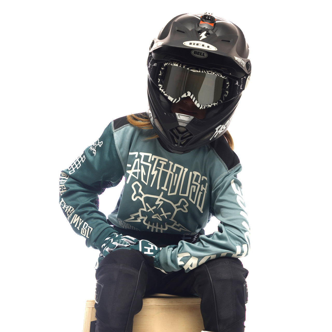 Fasthouse Youth Grindhouse Akuma Jersey - Indigo