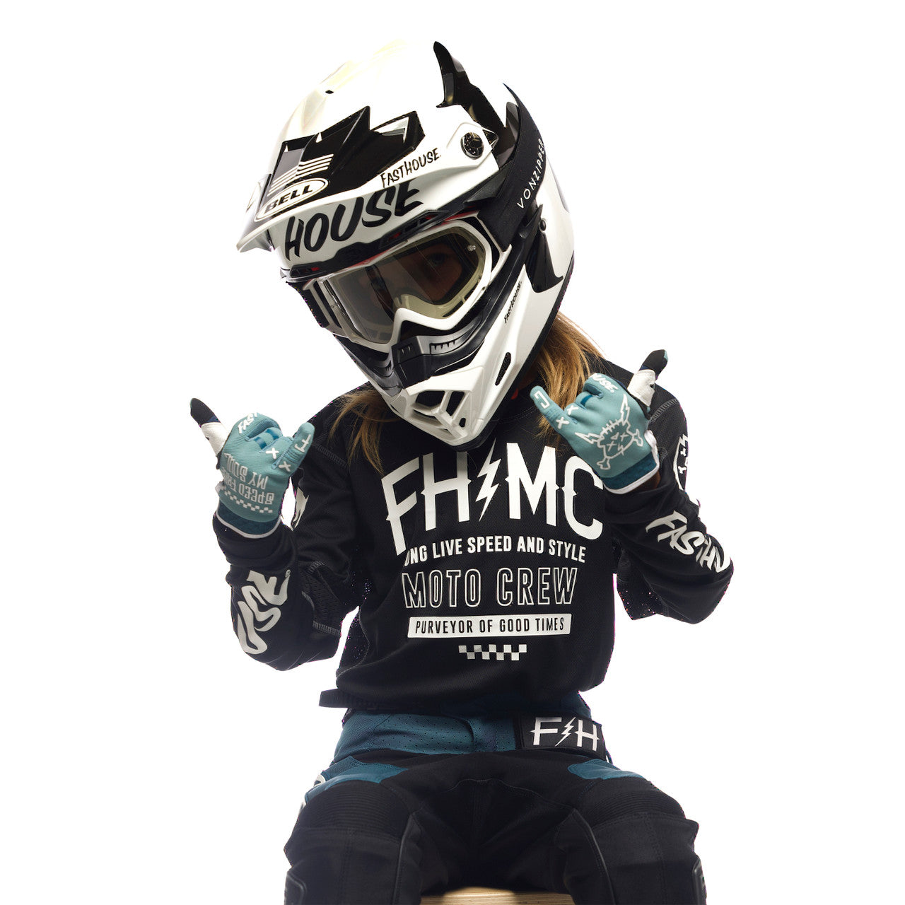 Fasthouse Youth Grindhouse Cypher Jersey - Black