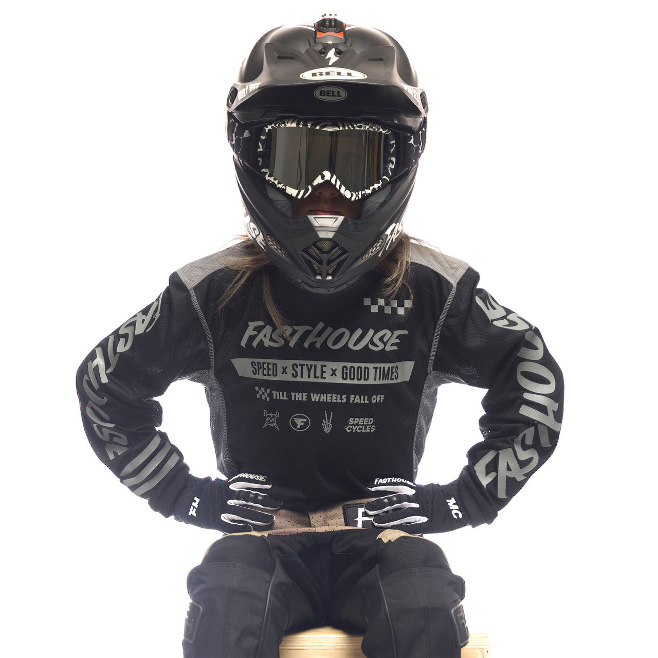 Fasthouse Youth Grindhouse Domingo Jersey - Black