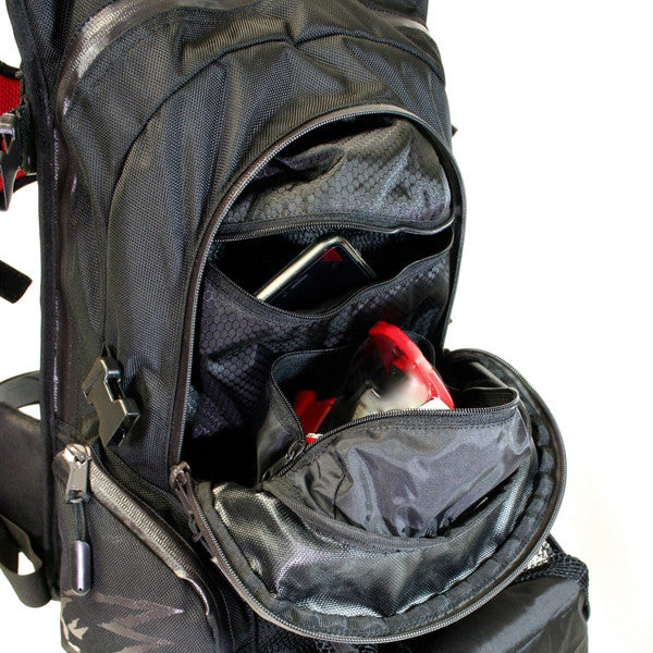 Zacspeed Dakar 3L Hydration Backpack - Black/Red