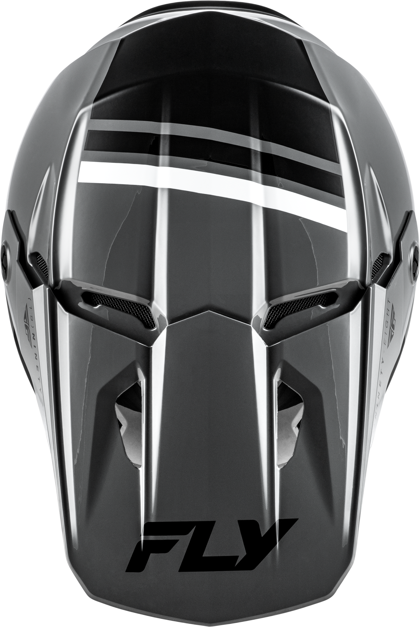 FLY Racing 2026 Kinetic Verdict Helmet Grey/Black/White