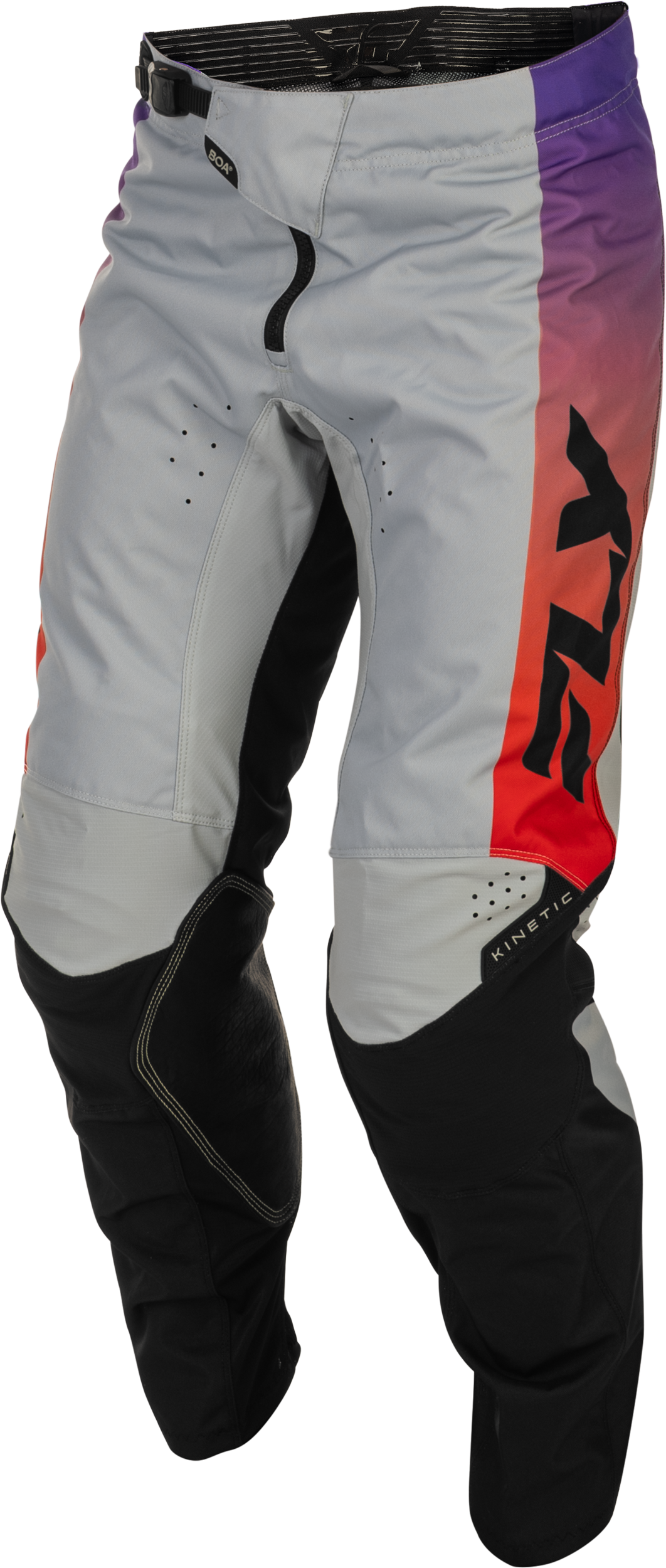 FLY Racing 2026 Kinetic Pant Grey/Red/Purple/Black