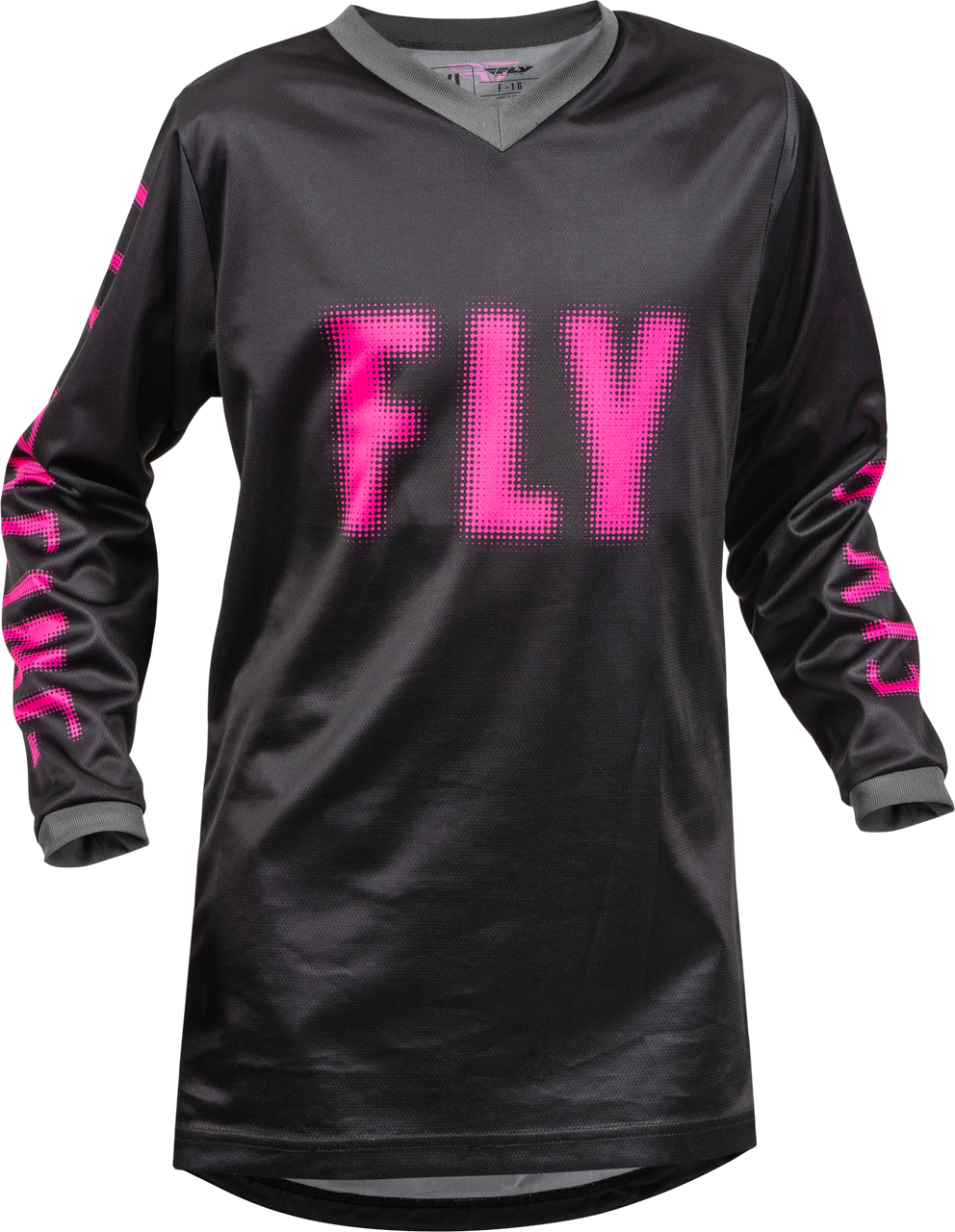 FLY Racing 2023 Youth F-16 Jersey Black/Pink