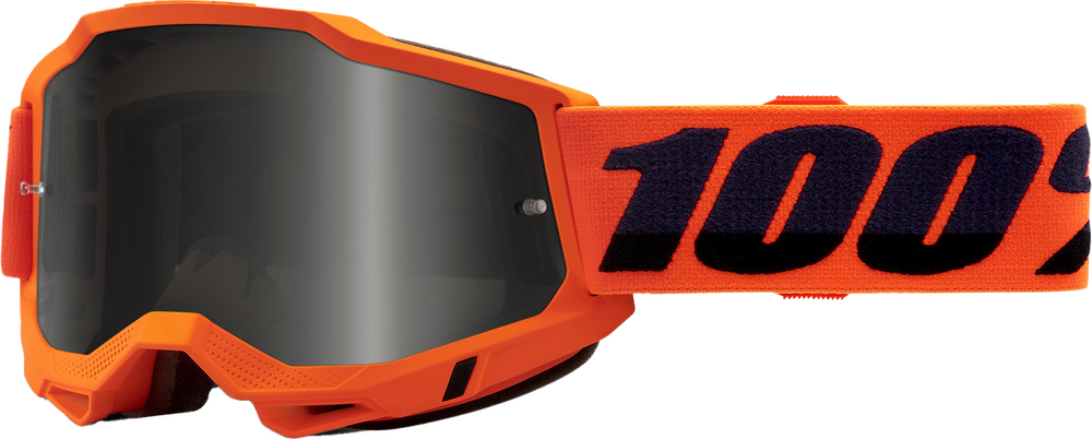 100% - 50020-00004 - ACCURI 2 SAND GOGGLE NEON ORANGE SMOKE LENS