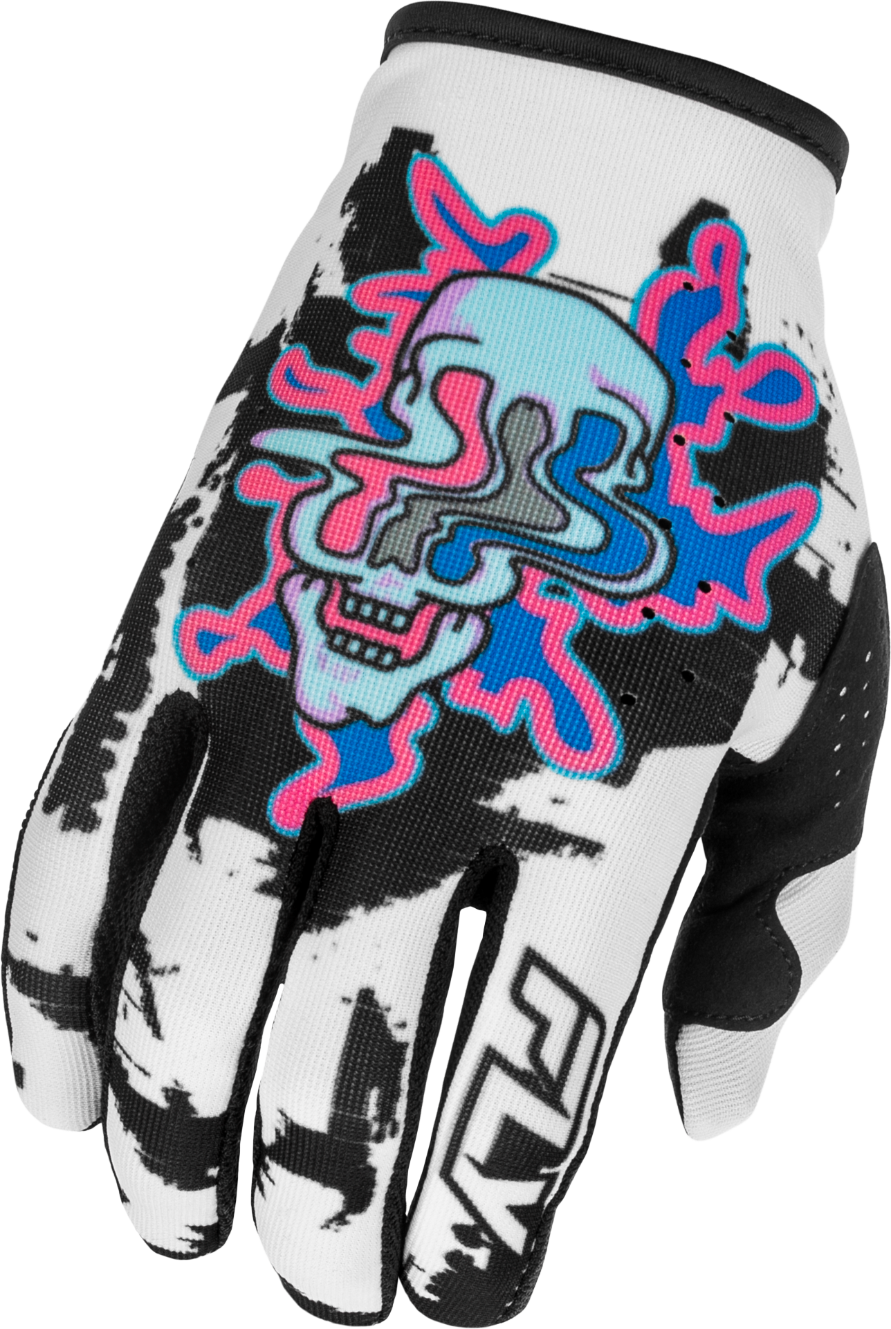 FLY Racing 2026 Lite Warp Gloves White/Blue/Pink