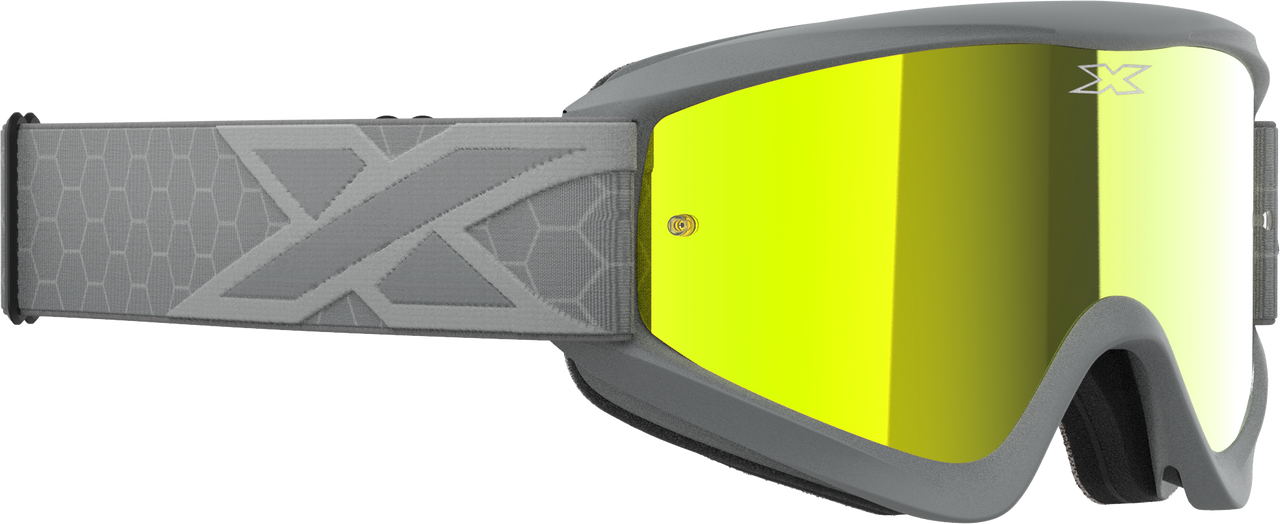 EKS BRAND - 067-60505 - FLAT OUT MIRROR GOGGLE GREY GOLD MIRROR