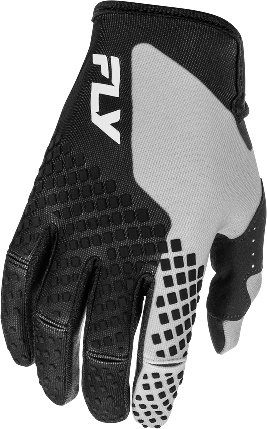 FLY Racing 2026 Youth Kinetic Gloves Black/Grey