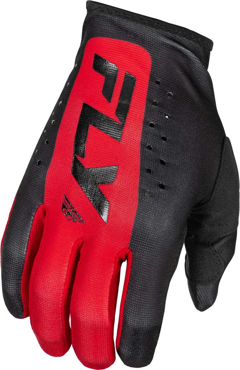 FLY Racing 2025 Lite Gloves Black/Red