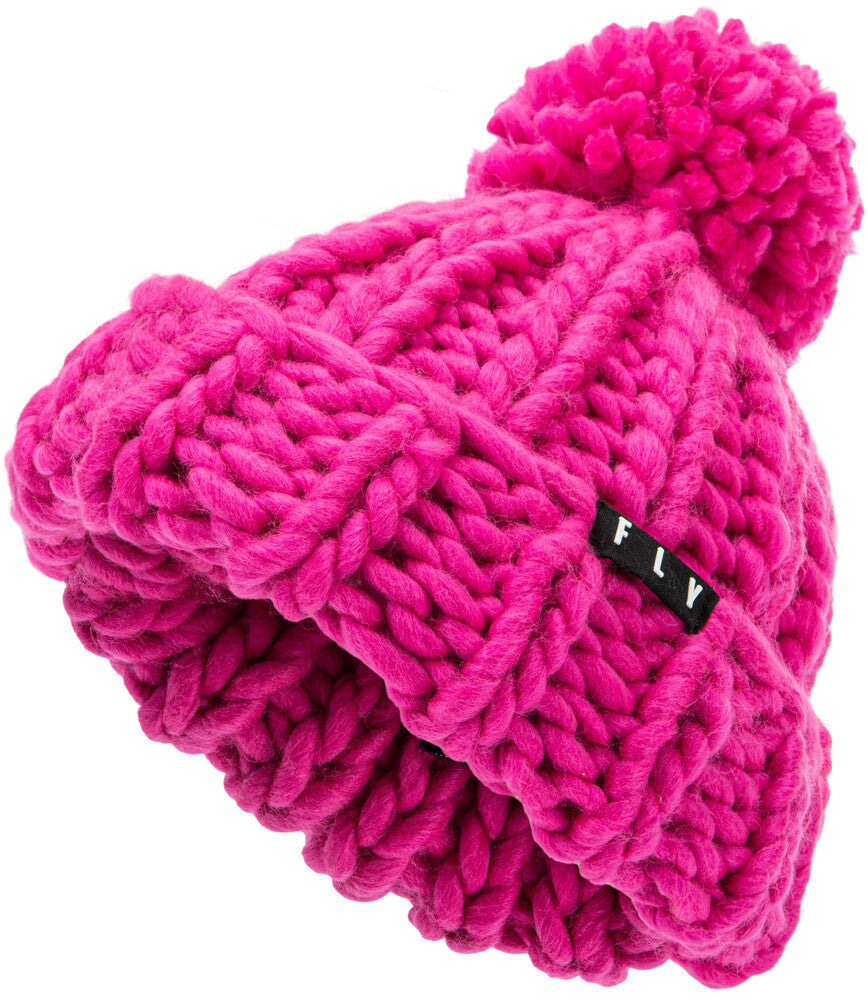 FLY Racing Womens Chunky Pom Beanie - Pink