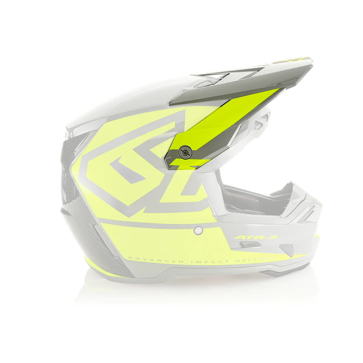 6D ATR-3 Replacement Visor Hex Gloss Neon Yellow