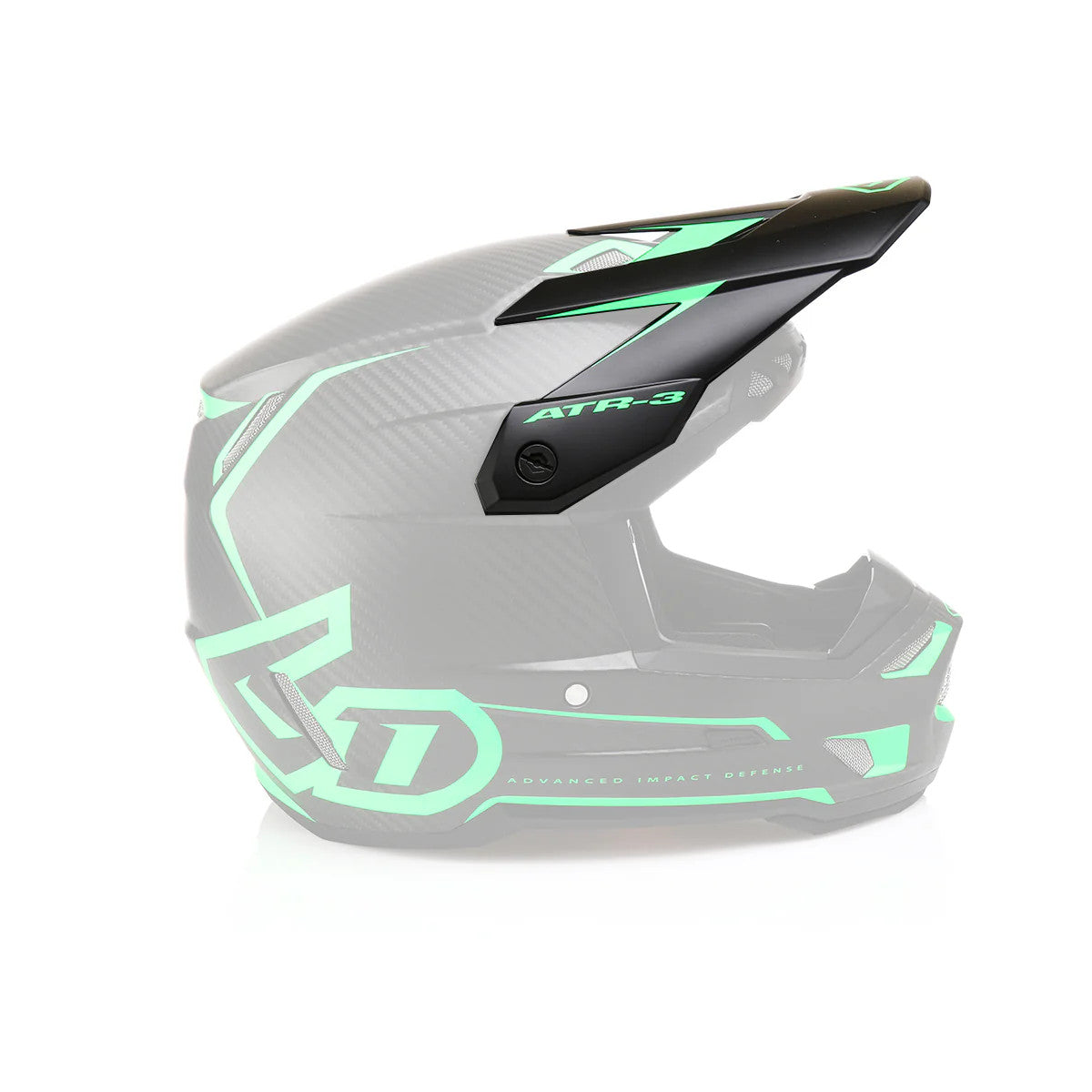 6D ATR-3 Replacement Visor Nova Matte Neon Green
