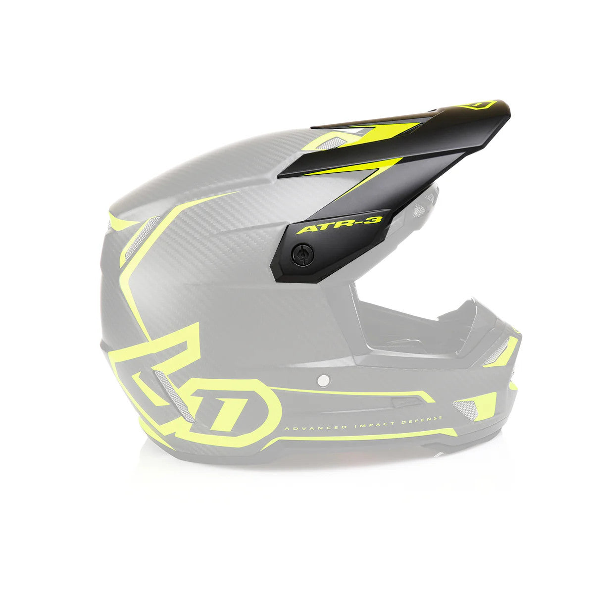 6D ATR-3 Replacement Visor Nova Matte Neon Yellow