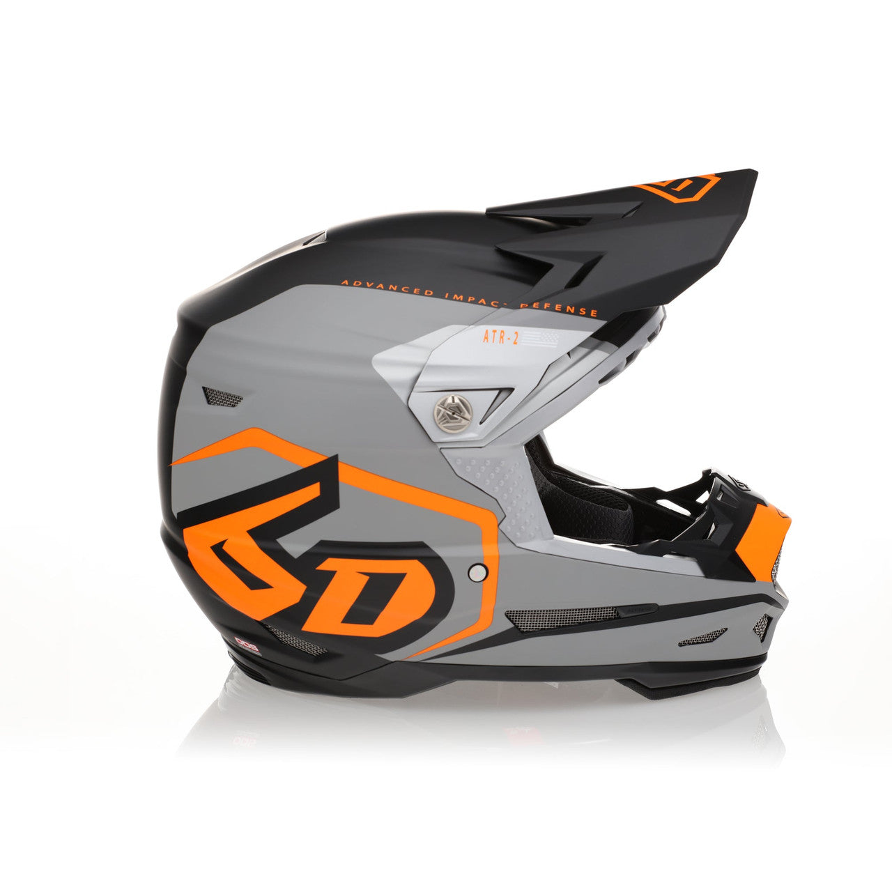 6D ATR-2 Offroad Helmet Delta Neon Orange