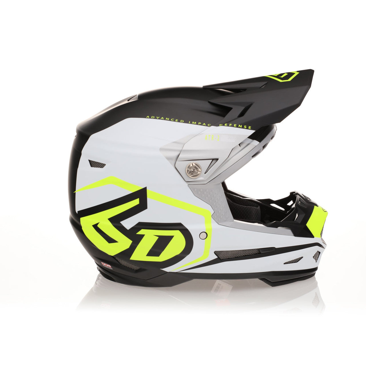 6D ATR-2 Offroad Helmet Delta Neon Yellow