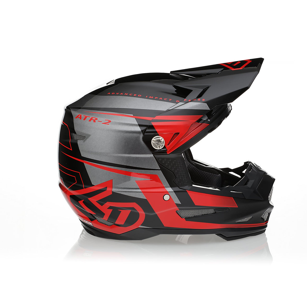 6D ATR-2 Offroad Helmet Mach Red Grey Black