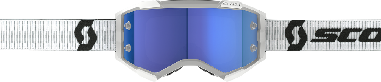 SCOTT - 272828-0002349 - FURY GOGGLE WHITE BLUE CHROME WORKS