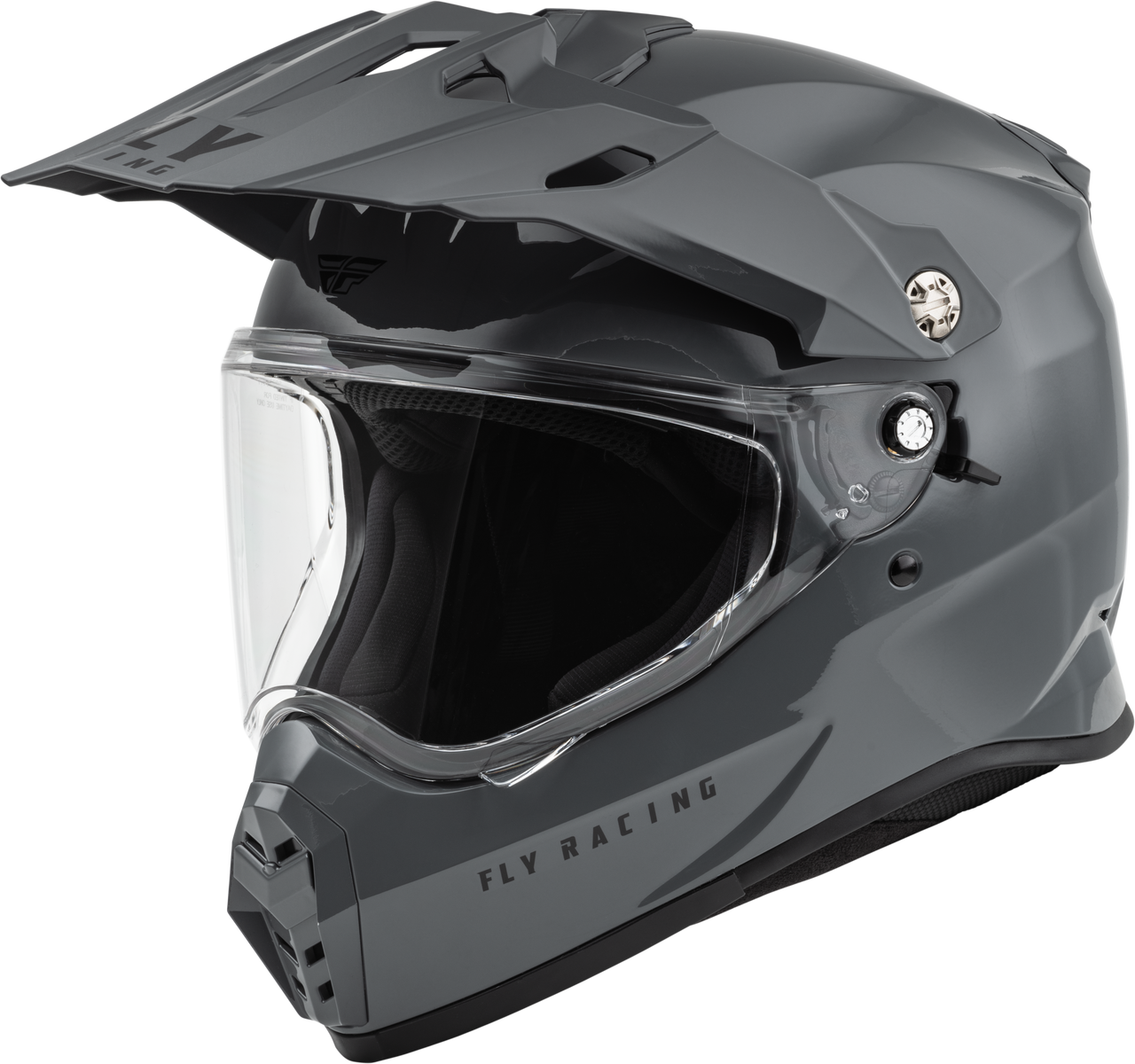 FLY Racing 2025 Trekker Solid Helmet Grey