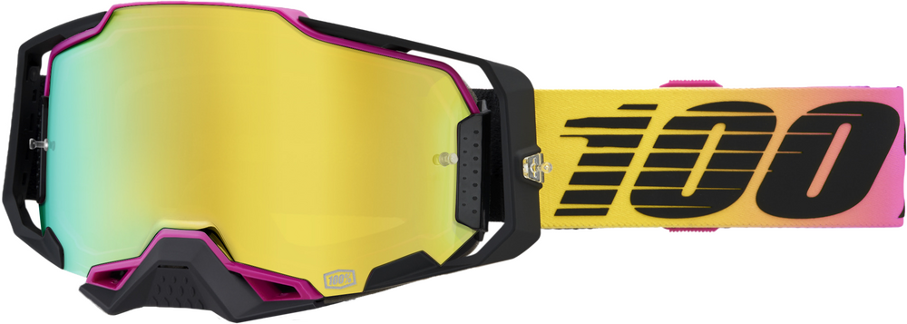 100% - 50005-00015 - ARMEGA GOGGLE 91 MIRROR GOLD LENS