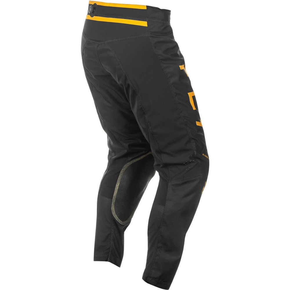 FLY Racing 2025 Kinetic Center Jersey Pant Combo Black/Gold