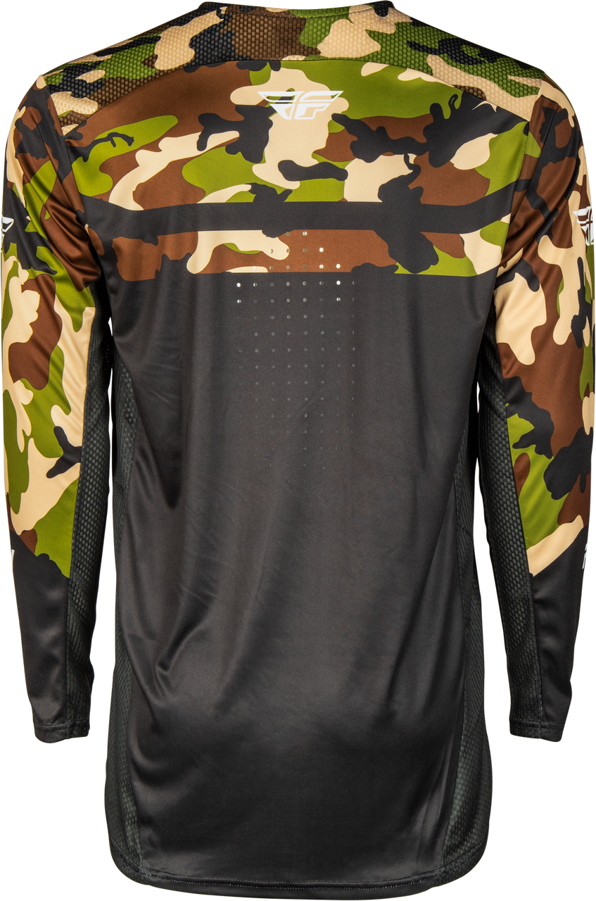 FLY Racing 2025 Youth Rayce Bicycle Jersey Black/Camo