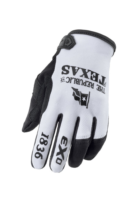 Scorpion Moto-Flex Gloves Lone Star White/Black