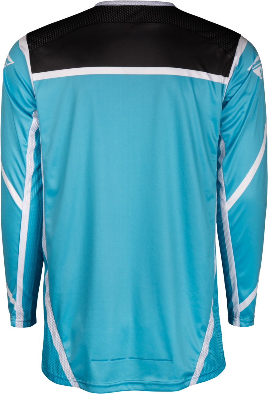 FLY Racing 2025 Youth Lite Jersey Blue/White/Black Youth X-Large