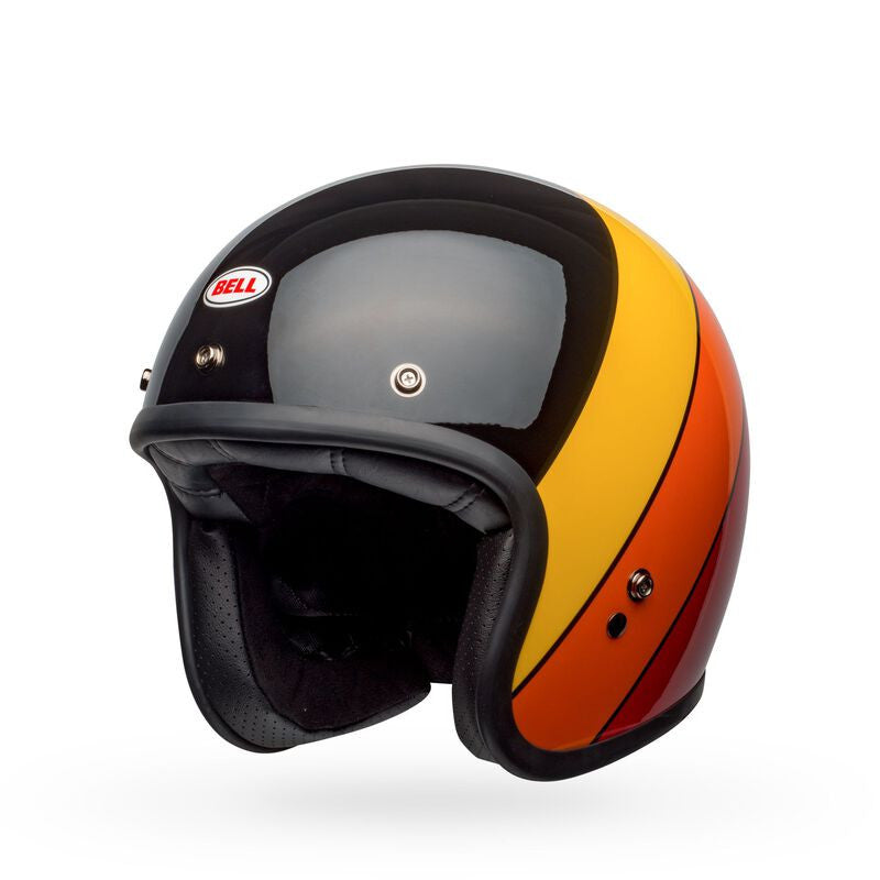 Bell Custom 500 Helmet Black/Yellow/Orange/Red Rif