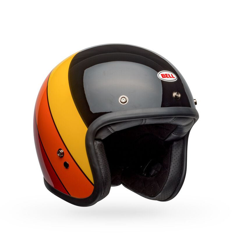 Bell Custom 500 Helmet Black/Yellow/Orange/Red Rif