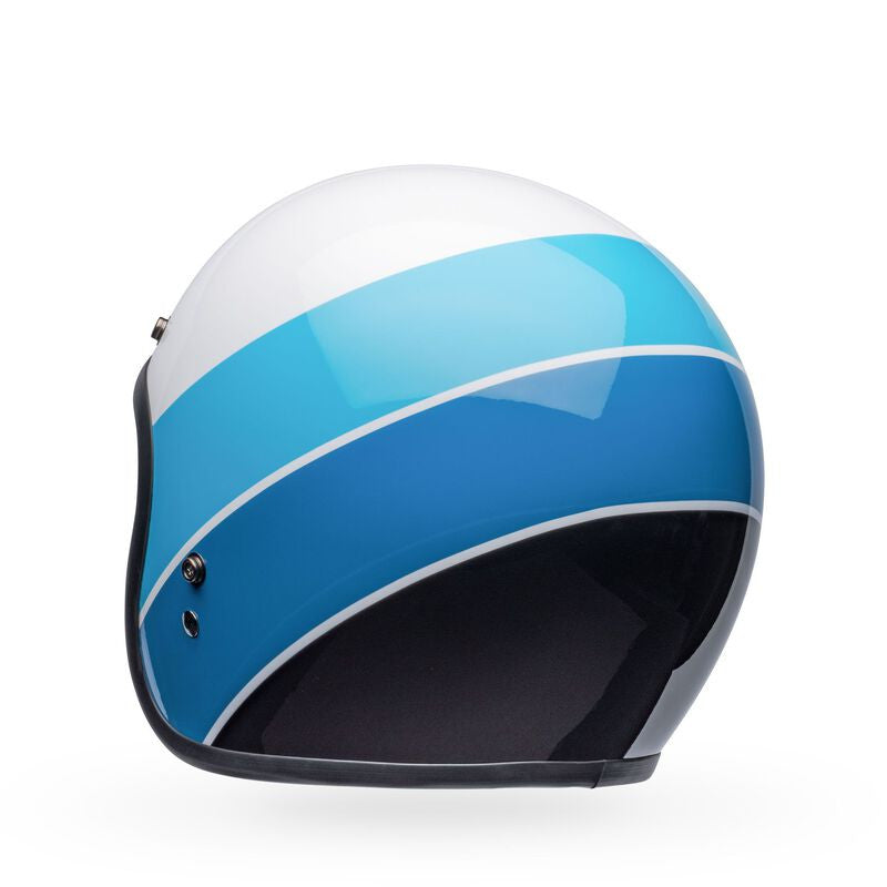 Bell Custom 500 Helmet White/Blue Rif