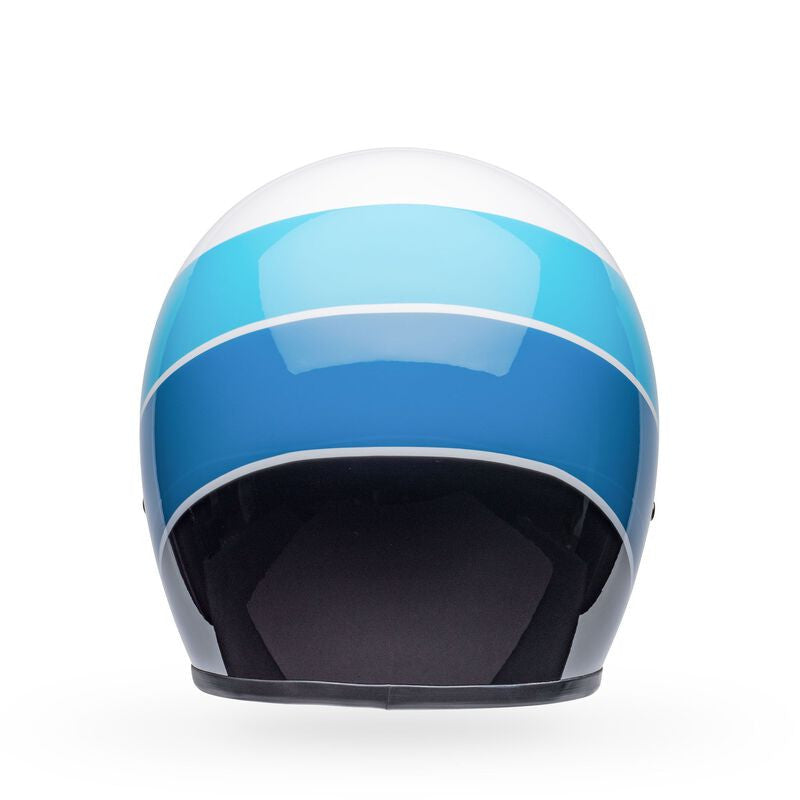 Bell Custom 500 Helmet White/Blue Rif