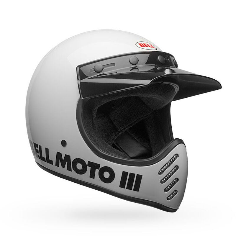 Bell Moto 3 Helmet Classic White
