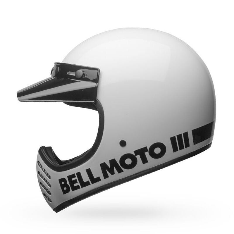 Bell Moto 3 Helmet Classic White