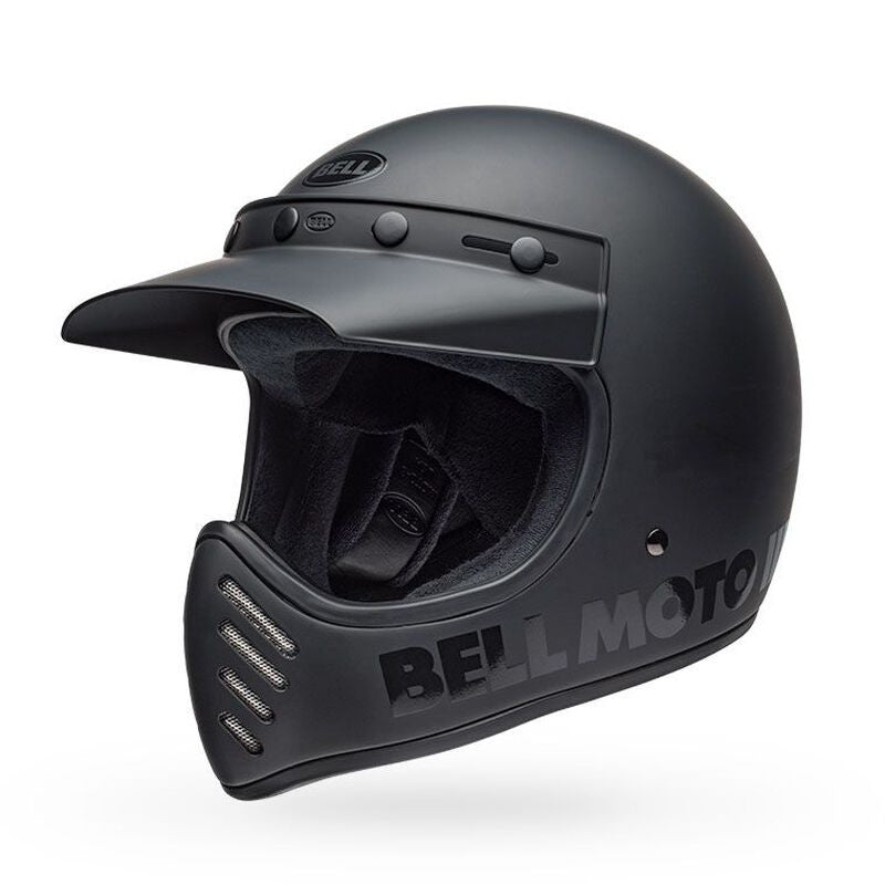 Bell Moto 3 Helmet Classic Matte/Gloss Blackout