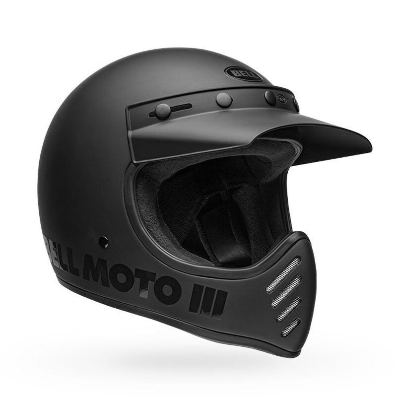 Bell Moto 3 Helmet Classic Matte/Gloss Blackout