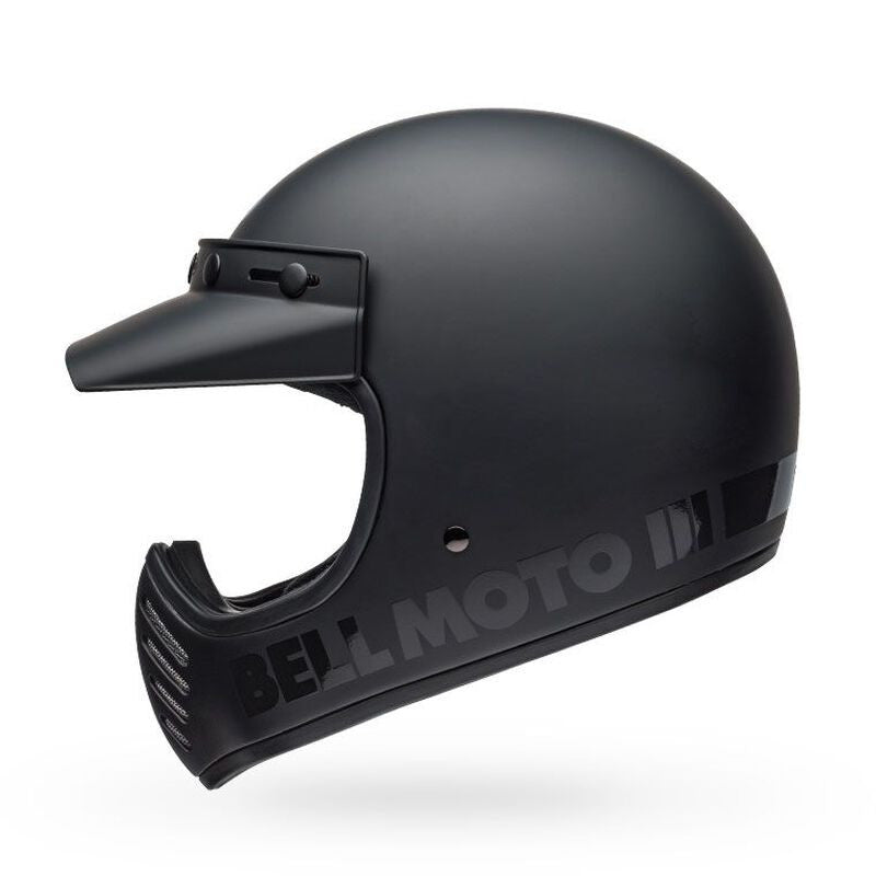 Bell Moto 3 Helmet Classic Matte/Gloss Blackout