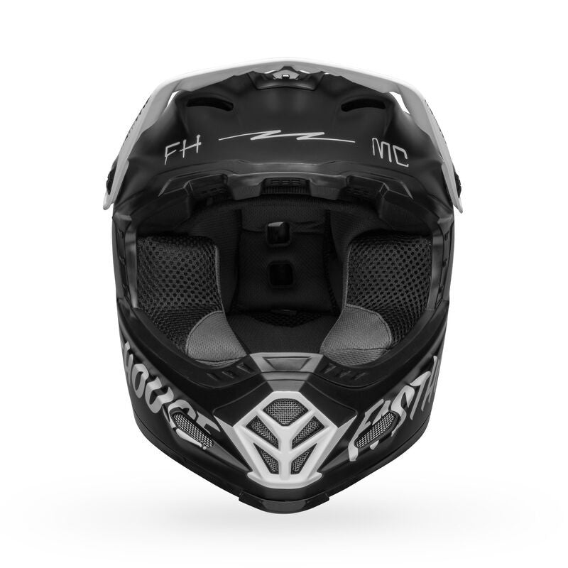 Bell Youth Moto-9 MIPS Offroad Helmet Matte Black/White Fasthouse Flying Colors