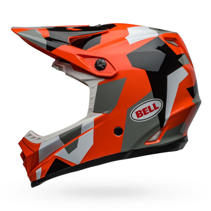 Bell Youth Moto-9 MIPS Offroad Helmet Rover Orange Camo