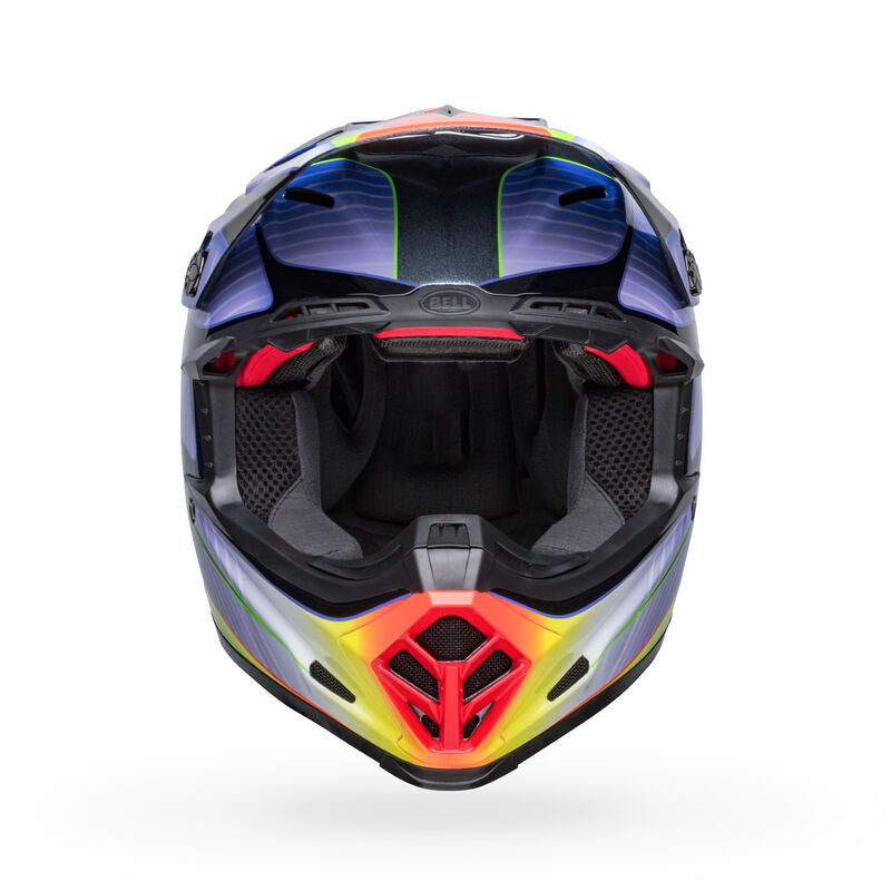 Bell Moto-9S Flex Offroad Helmet Silver Metallic Flake Pro Circuit Replica 23