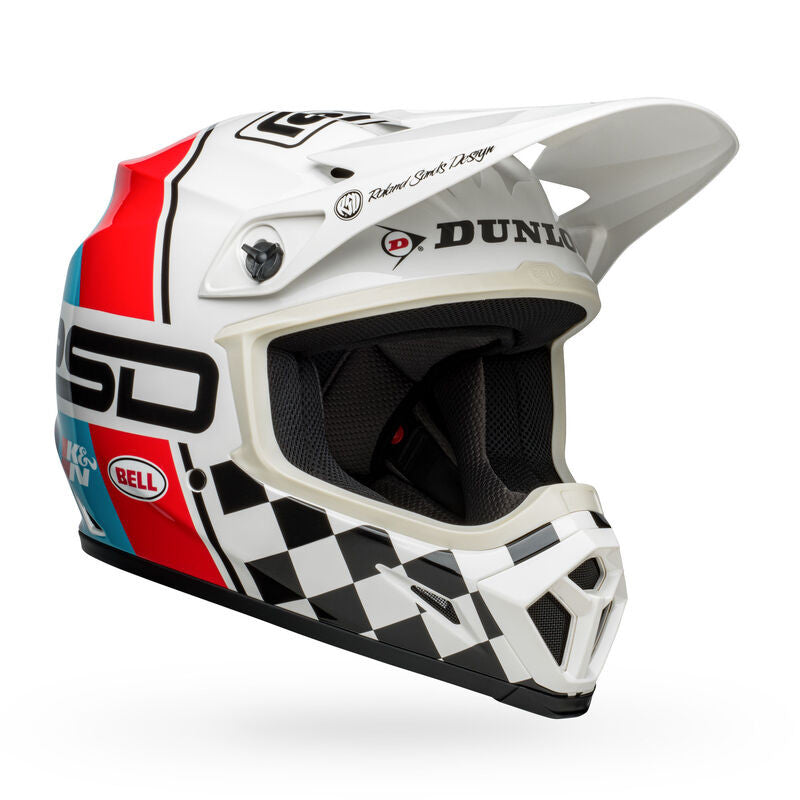 Bell MX-9 MIPS Offroad Helmet Black/White RSD The Rally