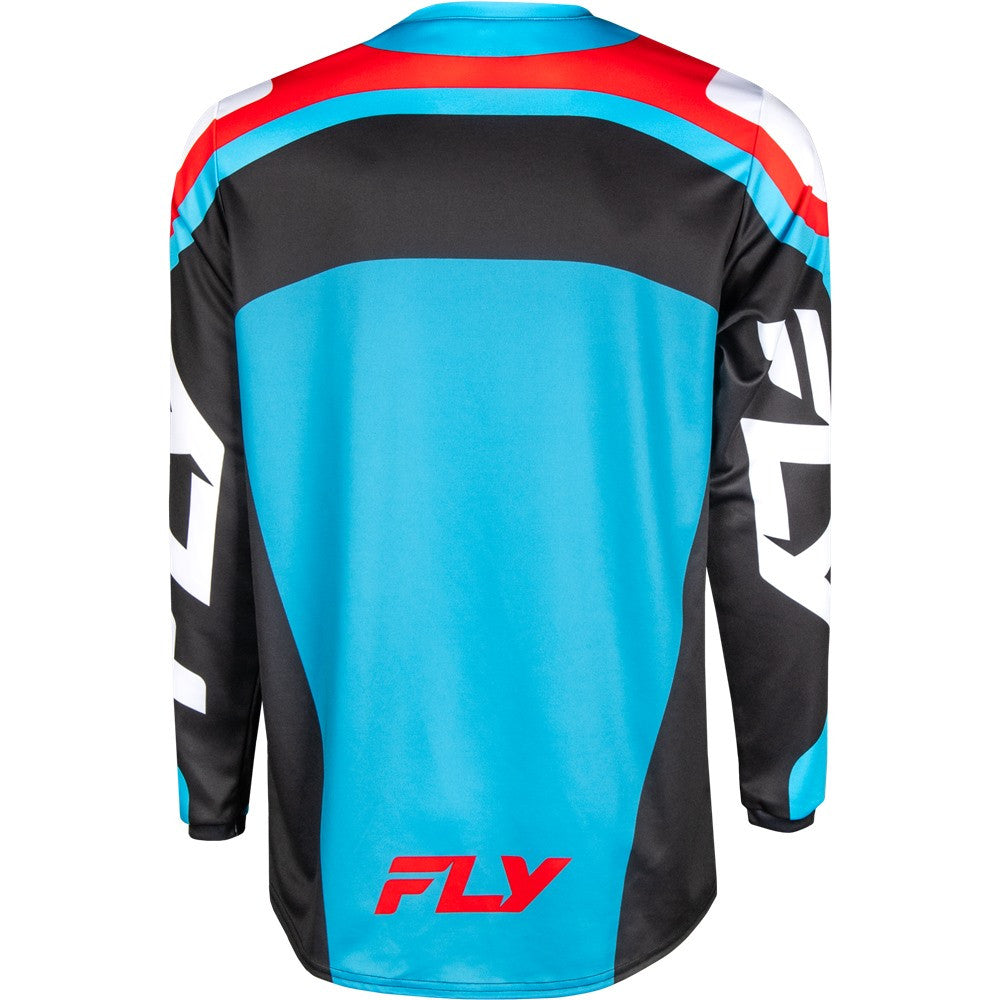 FLY Racing 2025 F-16 Jersey Pant Combo Cyan/Black/White